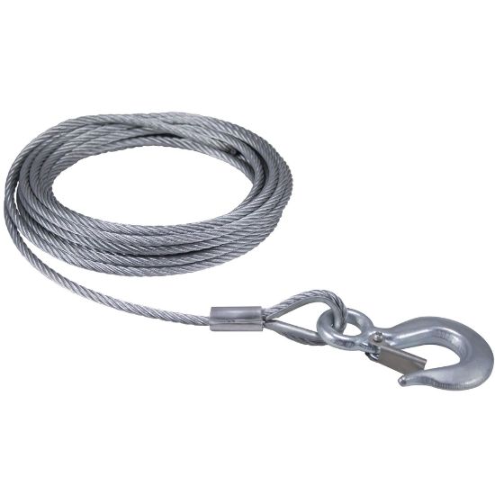 Picture of Dutton-Lainson 1/4"X25' Winch Cable W/Hook Part# - 6520