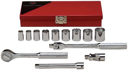 Picture of Wright Tool 13Pc. 3/8"Dr. Socket Tool Set W/Case 6-Point Sta Part# - 329