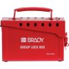 Picture of Brady® Portable Metal Lock Box- Red Part# - 65699