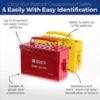 Picture of Brady® Portable Metal Lock Box- Red Part# - 65699