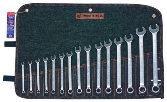 Picture of Wright Tool 15Pc. Metric Combinationwrench Set 7Mm-22Mm  W Part# - 752