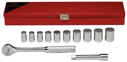 Picture of Wright Tool 1/2" Dr 12Pc Socket Set Part# - 418