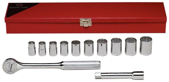 Picture of Wright Tool 1/2" Dr 12Pc Socket Set Part# - 418