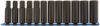 Picture of Wright Tool 12Pc 1/2Dr Deep Metric Impact Socket Set W/Tray Part# - 461