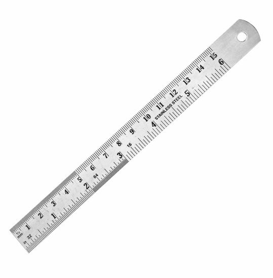 Picture of Empire® Level 6" Steel Rule Part# - 27302