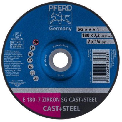 Picture of Pferd 7 X 1/4 X 7/8 T27 Gw Za30S Sg Part# - 61605