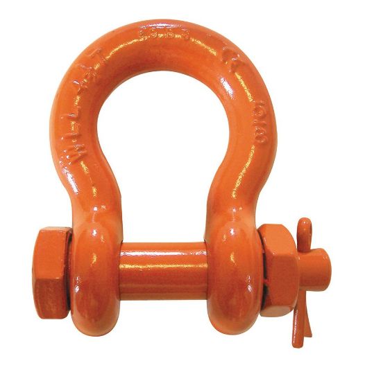 Picture of Cm Columbus Mckinnon 1-3/8" 21Ton Working Limit Paint. Anchor Shackle Part# - M866Ap