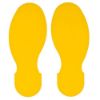 Picture of Brady® Floor Footprints - Yellow Toughstripe Polyester Part# - 104409