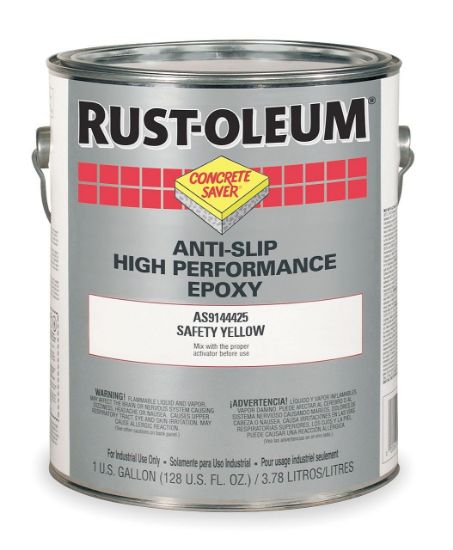 Picture of Rust-Oleum® Concrete Saver Safety Yellow Kit Anit-Slip Epoxy Part# - As9144425