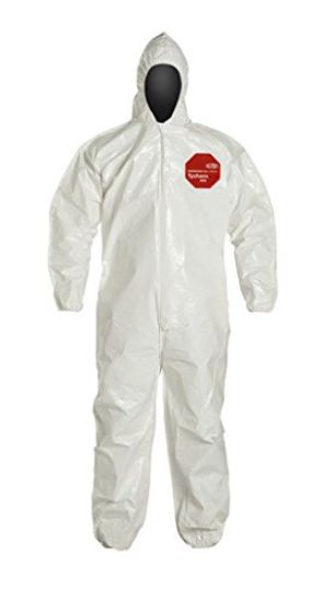 Picture of Dupont Tychem Sl Coverall Zip Ft Hd Elas Wrt/Ank Bound Part# - D13484980