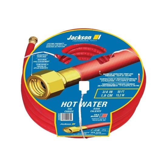 Picture of Jackson Professional Tools 3/4" X 50' Commercial Duty Red Garden Hose Part# - 4008900A