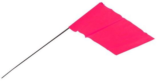 Picture of Empire® Level 2.5"X3.5" Pink Stake Flag W/21" Wire Stem Part# - 78-003