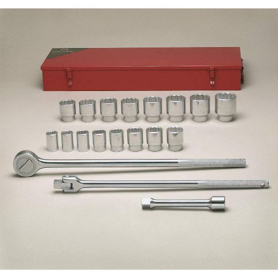 Picture of Wright Tool 18Pc. 3/4"Dr. Socket Tool Set 12-Point St Part# - 618