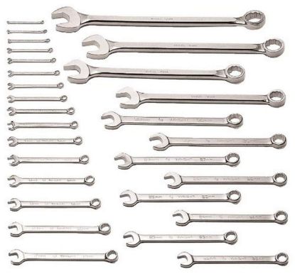 Picture of Wright Tool 28-Pc. Metric Combination Wrench Set-12-Pt. Part# - 760