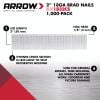 Picture of Arrow Fastener 18 Gauge Brad Nails 1" Brown 2000/Pk Part# - Bn1816Bcs