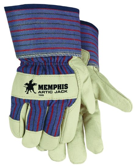 Picture of Mcr Safety Medium Grain Pigskin Leather Palm Glove W/Thinsu Part# - 1965M