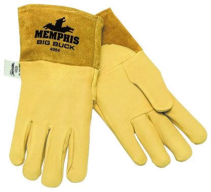 Picture of Mcr Safety Grain Deerskin Mig/Tig Welder- Sewn W/Kevlar Part# - 4984Xl