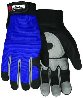 Picture of Mcr Safety Large Fasguard Glove Amara Leather Black Palm Part# - 905L