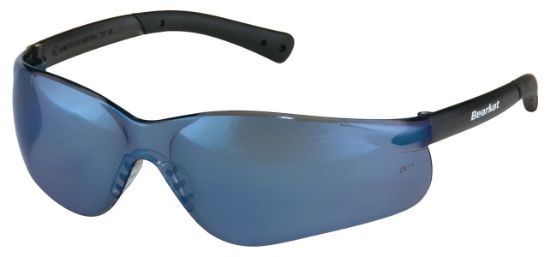 Picture of Mcr Safety Bearkat Iii Safety Glasses  Blue Mirror Lens Part# - Bk318