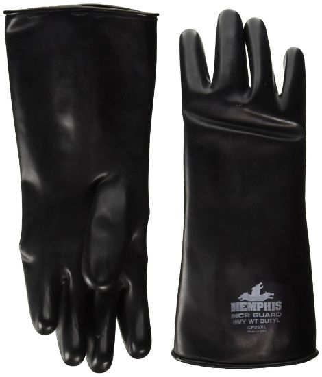 Picture of Mcr Safety X-Large Mcr Guard Butyl25 Mil Glove Smooth Part# - Cp25Xl