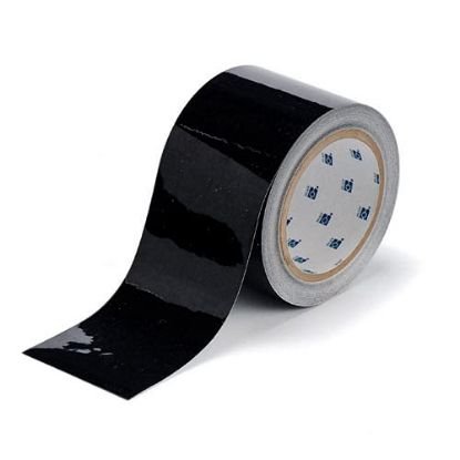 Picture of Brady® Floor Marking Tape - 3Inblack Toughstripe Part# - 104340