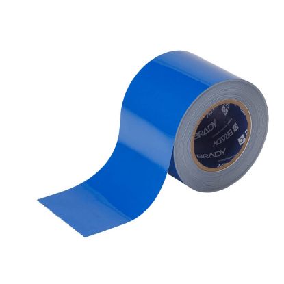 Picture of Brady® 4 In X 100 Ft B514 Bluefloor Tape Part# - 104374