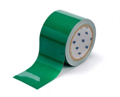 Picture of Brady® 4 In X 100 Ft B514 Greenfloor Tape Part# - 104375