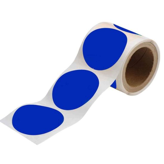 Picture of Brady® 3.5 In B514 Blue Floor Dots 300/Rl Part# - 104402