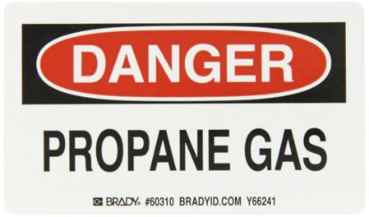 Picture of Brady® Gas Cylinder Labels  3Inh X 5In W Part# - 60310