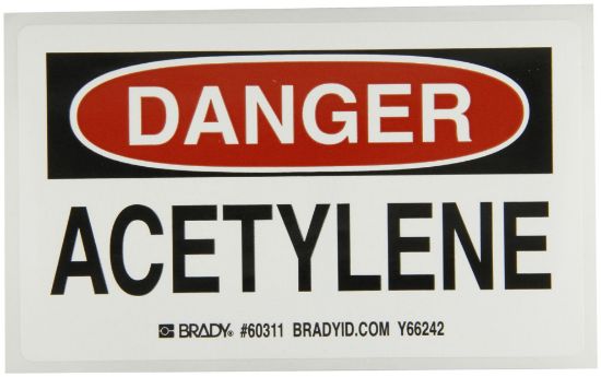 Picture of Brady® Gas Cylinder Labels  3Inh X 5In W Part# - 60311