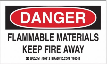 Picture of Brady® Gas Cylinder Labels  3Inh X 5In W Part# - 60312