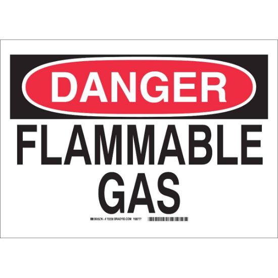 Picture of Brady® Chemical And Hazardous Materials Sign Part# - 72230