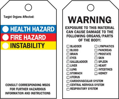 Picture of Brady® Rtk Accident Preventiontags W/Overlam Part# - 76229