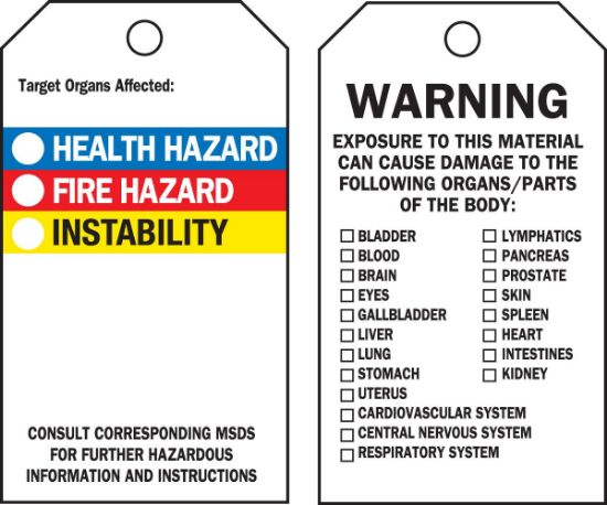 Picture of Brady® Rtk Accident Preventiontags W/Overlam Part# - 76229