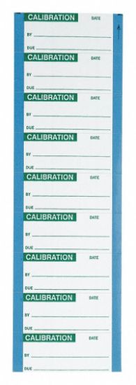 Picture of Brady® Write-On Inspection Label  5/8In H X 1 1/2In H Part# - 82592