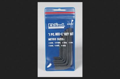 Picture of Eklind Tool 7 Pc. Short Hex-L Setmetric Sizes Part# - 69205