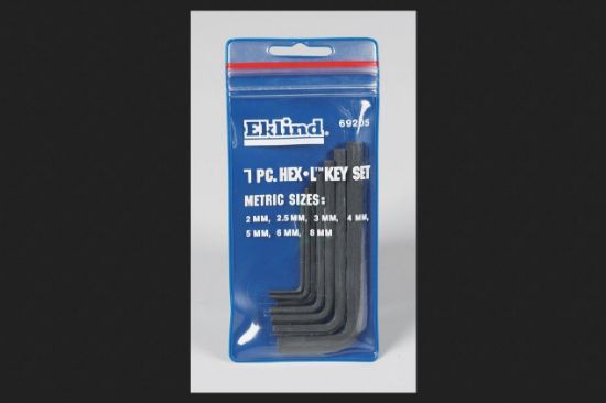 Picture of Eklind Tool 7 Pc. Short Hex-L Setmetric Sizes Part# - 69205