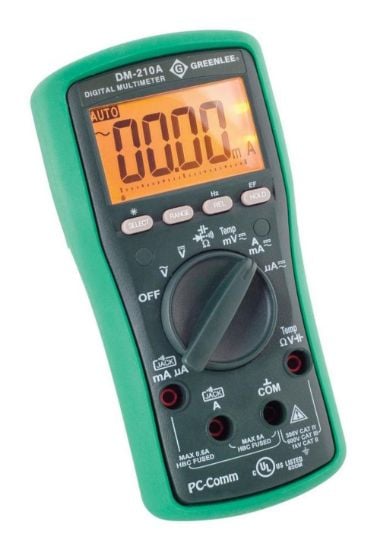 Picture of Greenlee® Digital Multimeter Part# - Dm-210A