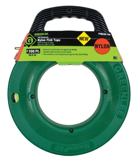 Picture of Greenlee® 100Ft Nylon Fish Tape Part# - Ftn536-100