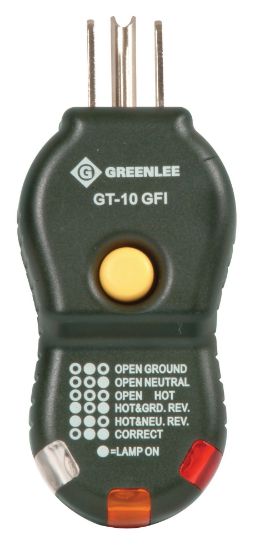 Picture of Greenlee® 12125 Gfi Circuit Tester Part# - Gt-10Gfi