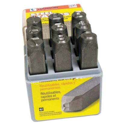 Picture of C.H. Hanson® 1/4" Rhino Number Set 5/8"X5/8" 3-1/2" Part# - 21870