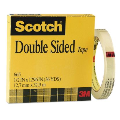 Picture of Scotch® Scotch Double Sided Tape665 1/2"X1296" Part# - 7000050039