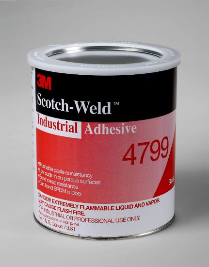 Picture of 3M™ 3M Scotch Grip Industrial Adhesive 4799 Black Ga Part# - 7000000927