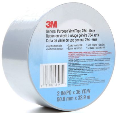 Picture of 3M™ 3M General Purpose Vinyl764 Gray 2"X36Yd Part# - 7000123891