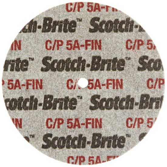 Picture of Scotch-Brite™ Cut & Polish Whl  Cp-Uw5A Fine 4 Inx1/4Inx1/4In Part# - 7000000650