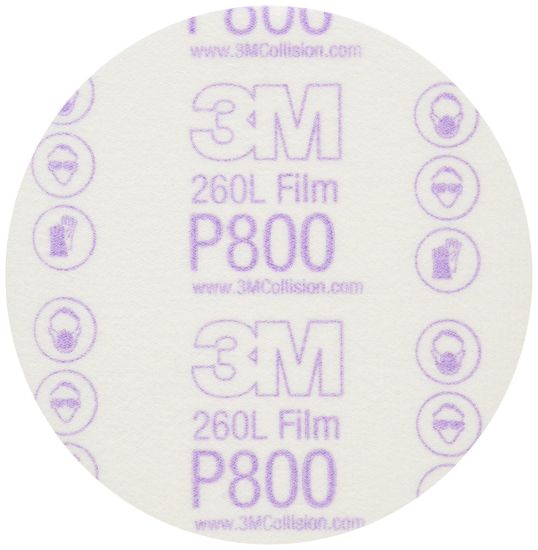 Picture of 3M™ Hookit Abrasive Disc 260L  00954  5 In  P800 Part# - 7000000565