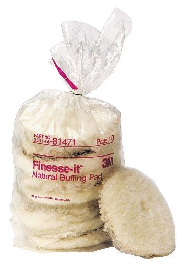 Picture of 3M™ Finesse-It Natural Buffing Pad 81471  5-1/4 In Part# - 7000000580