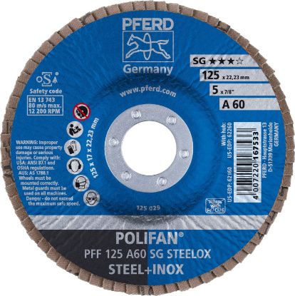 Picture of Pferd 5 X 7/8 Polifan Sg Alu Ox Flat 60G Part# - 62160