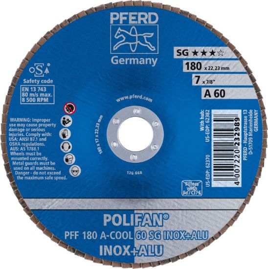 Picture of Pferd 7 X 7/8 Polifan Sg A-Cool Flat 60G Part# - 62370