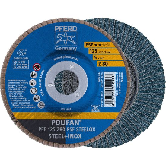 Picture of Pferd 5 X 7/8 Polifan Psf Zircflat 60G Part# - 63012